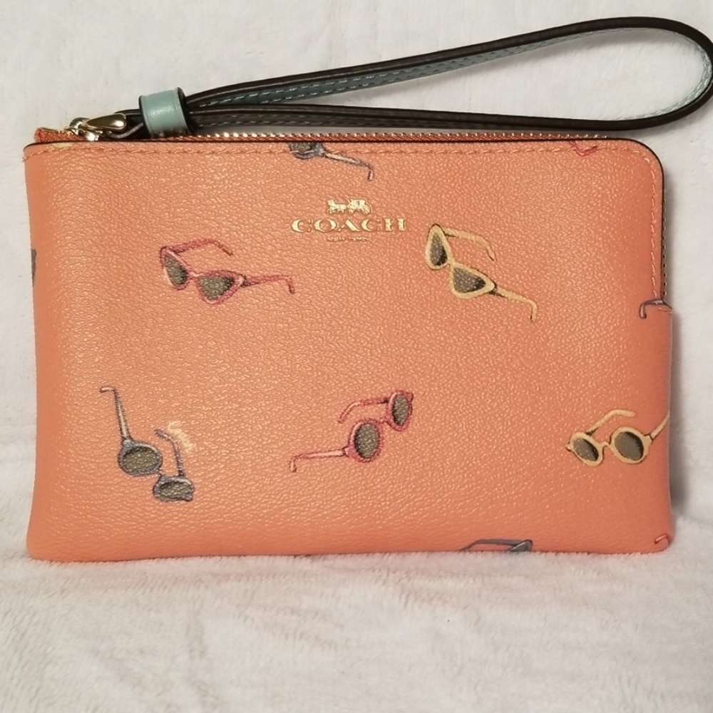 Coach sunglasses wristlet NWT